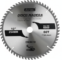 DMA610 – DISCO MADERA 10”x60T